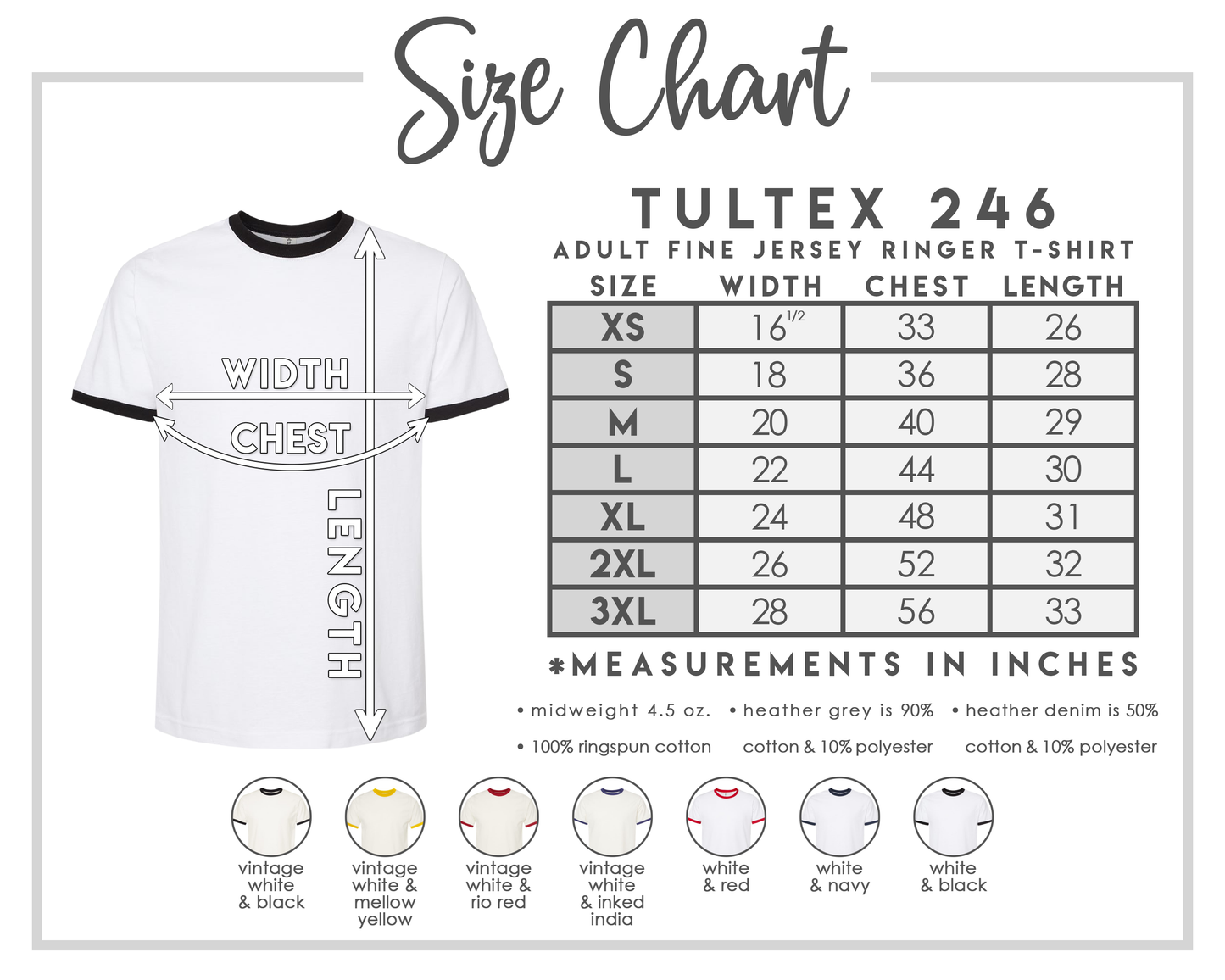 Vintage Inspired Ringer Tee