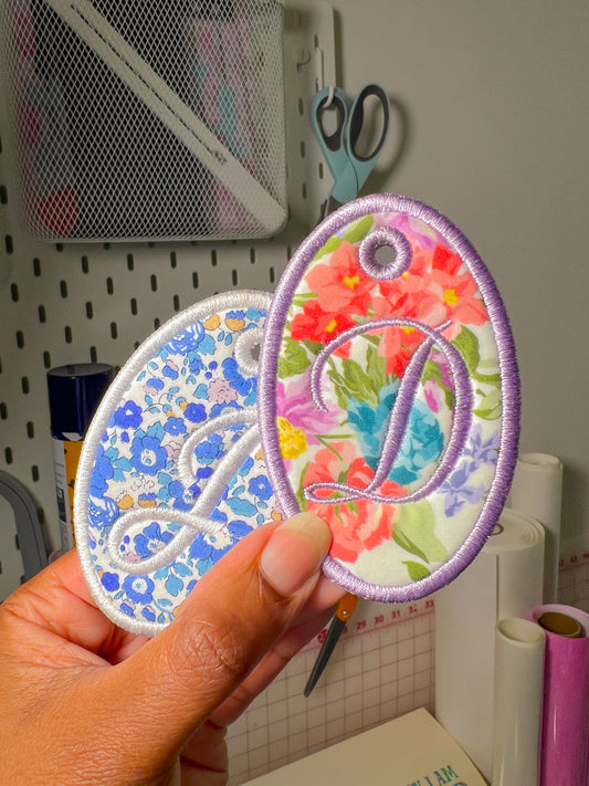 Embroidered Bag Tag