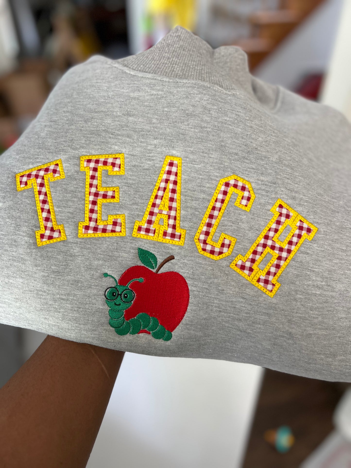 Custom Applique Font Sweatshirt