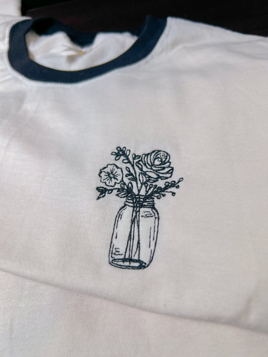 Vintage Inspired Ringer Tee