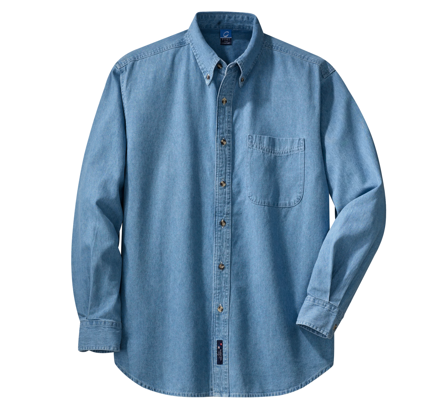 Vintage Inspired Denim Button-Up
